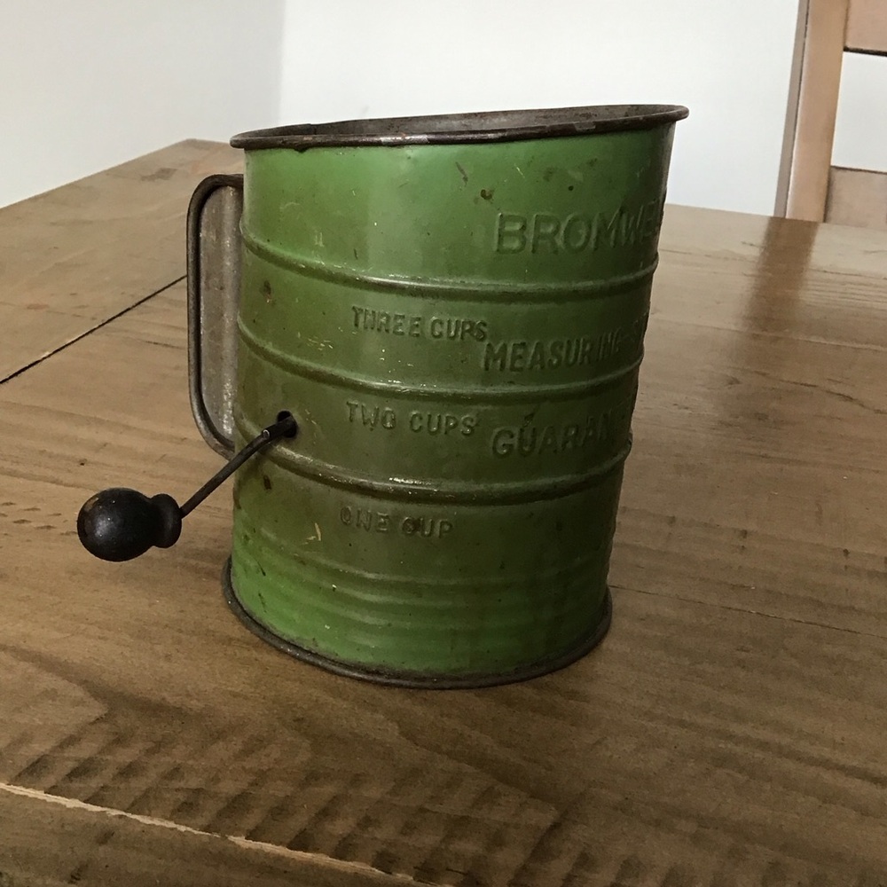 Vintage flour sifter